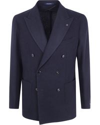 Tagliatore - "Montecarlo" Double Breasted Jacket - Lyst