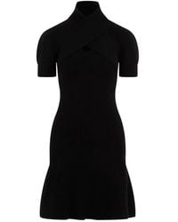 Patou - Scarf Draped Dress - Lyst