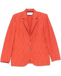 Harris Wharf London - Cotton Blend Blazer Jacket - Lyst