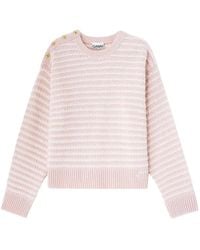 Ganni - Wool Cotton Jersey - Lyst