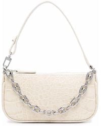 BY FAR - Mini Rachel Croco Embossed Le - Lyst