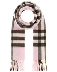 Burberry - Check Scarf - Lyst