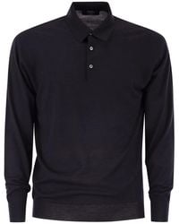 Fedeli - Virgin Wool Polo Shirt - Lyst