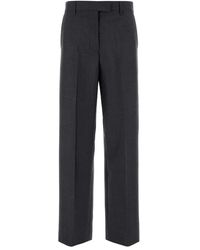 Miu Miu - Charcoal Mohair Blend Pant - Lyst