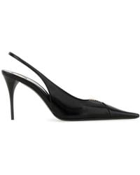 Saint Laurent - Leather Babylone 90 Pumps - Lyst