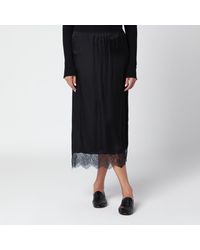 Anine Bing - Shelby Silk Satin Skirt - Lyst
