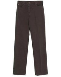 Etro - Straight Trousers With Button Fly - Lyst