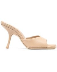 BY FAR - Mora Sand Grained Leather - Lyst