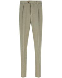 Brunello Cucinelli - Linen Gabardine Trousers - Lyst