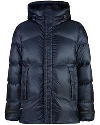 Woolrich - Hooded Nylon Down Jacket - Lyst