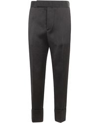 SAPIO - Double Satin Trousers - Lyst