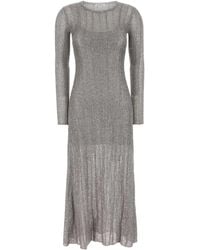 Alaïa - Alaia Crochet Dress - Lyst