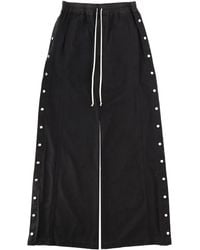 Rick Owens - Trousers Wide Pusher Cotton - Lyst