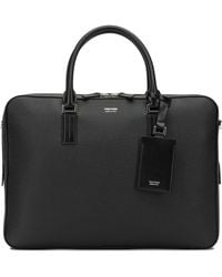 Tom Ford - Calf Leather Cotton Acrylic Large Handbag - Lyst