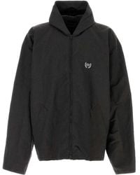 Balenciaga - Linen Hood Jacket - Lyst