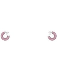 AMINA MUADDI - Embellished Metal Mini Cameron Earrings - Lyst
