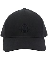 Moncler - Baseball Cap With Logo Patch - Lyst