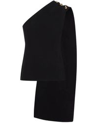 Bottega Veneta - Asymmetric Wool Blend Top For - Lyst