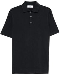 Lardini - Cotton And Silk Blend Polo Shirt - Lyst