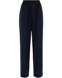 Balenciaga - Embroidered Wool Pant - Lyst