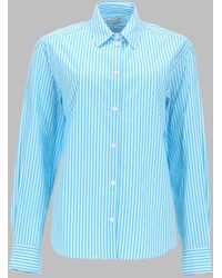 MC2 Saint Barth - Mc2 Saint Barth Striped Cotton Shirt - Lyst