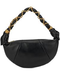 Saint Laurent - Semi-Circular Bag With Braided Handle - Lyst