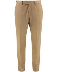 BOSS - Wool Blend Trousers - Lyst
