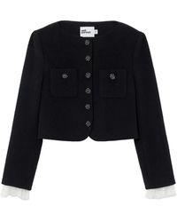 Self-Portrait - Button Down Jacket - Lyst