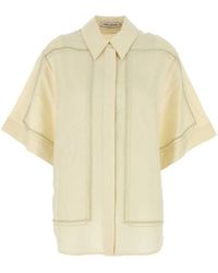 Camilla & Marc - Cream Linen Blend Fortuna Shirt - Lyst