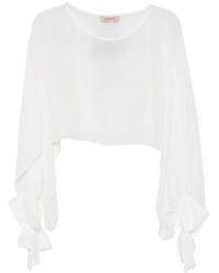 Twinset - Viscose Top - Lyst