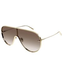 McQueen - Metal Frame Sunglasses - Lyst