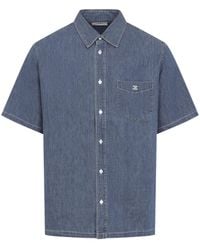 Celine - Union Ocean Cotton Bowling Shirt - Lyst