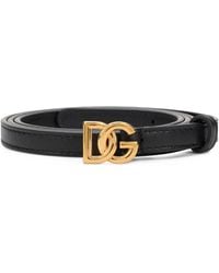 Dolce & Gabbana - Dolce & Gabbana Belt With Logo - Lyst