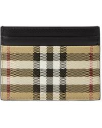 Burberry - Card Holder "Check" - Lyst