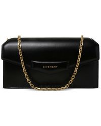 Givenchy - Antigona Box Leather Pouch With Chain - Lyst
