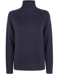 Rossopuro - Long Sleeved Turtle Neck Sweater - Lyst