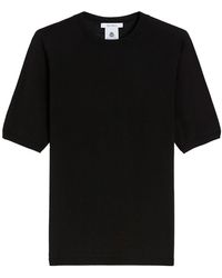 Max Mara - Short-Sleeved Basic Wool Sweater - Lyst
