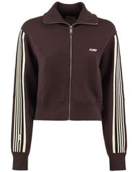 Autry - Track Jacket With Zip And Contrast Stripes - Lyst