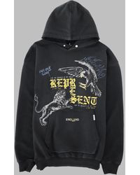 Represent - Graphic-Print Cotton Hoodie - Lyst
