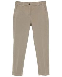 Incotex - Leyre Straight-Leg Cotton Trousers - Lyst