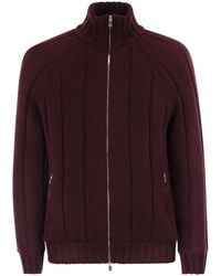 Brunello Cucinelli - Cashmere Knit Down Jacket With Zip - Lyst