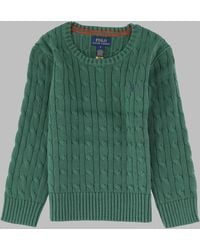 Polo Ralph Lauren - Ls Cable Cn-Tops-Sweater - Lyst