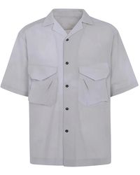 Ziggy Chen - Large Pocket Short Sleeves Shirt - Lyst