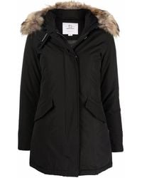 Woolrich - Cotton Polyamide Coat - Lyst