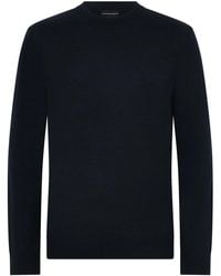 Emporio Armani - Wool Blend Pullover - Lyst