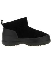 Moon Boot - Suede Mezzaluna Ankle Boots - Lyst