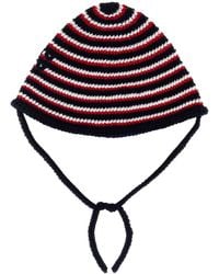 Miu Miu - Embroidered Crochet Bucket Hat - Lyst