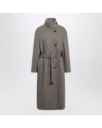 Brunello Cucinelli - Sparkling Camel And Virgin Wool Coat - Lyst
