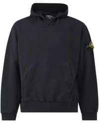Stone Island - Oversized Hoodie With Raglan Sleeves - Lyst