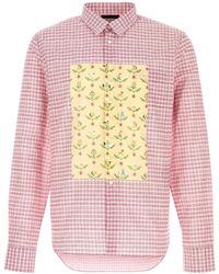 Prada - Printed Cotton Shirt - Lyst